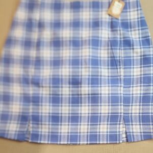 🩶Love on a Hanger Blue and White A-Line Skirt